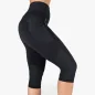 Monroe Cropped Leggings (Black) - Gorilla Wear