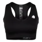 Neiro Seamless Sports Bra (Black) - Gorilla Wear