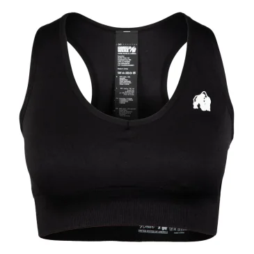 Neiro Seamless Sports Bra (Black) de Gorilla Wear pas cher