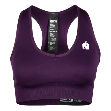 Neiro Seamless Sports Bra (Purple) de Gorilla Wear pas cher
