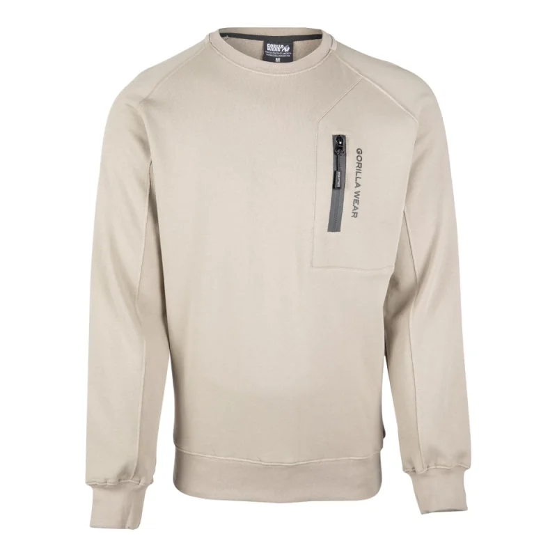 Newark Sweater (Beige) - Gorilla Wear