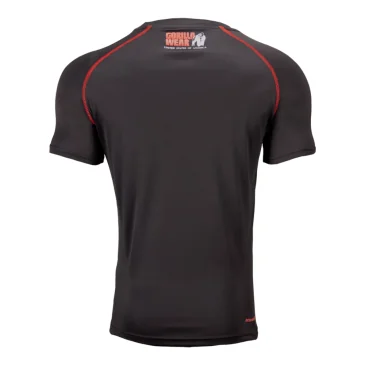 Performance T-Shirt (Black/Red) Gorilla Wear pas cher - Nutriwellness