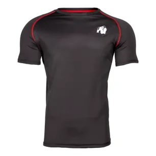 Performance T-Shirt (Black/Red) Gorilla Wear pas cher - Nutriwellness