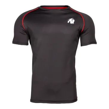 Performance T-Shirt (Black/Red) Gorilla Wear pas cher - Nutriwellness