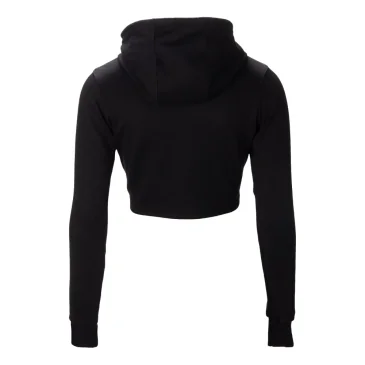 Pixley Crop Top Hoodie (Black) Gorilla Wear pas cher - Nutriwellness
