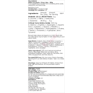 Amino Decanate - 378 - 384 grams - MuscleMeds