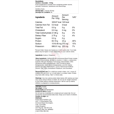 Carnivor - 840 - 1008 grams de MuscleMeds pas cher - Nutriwellness