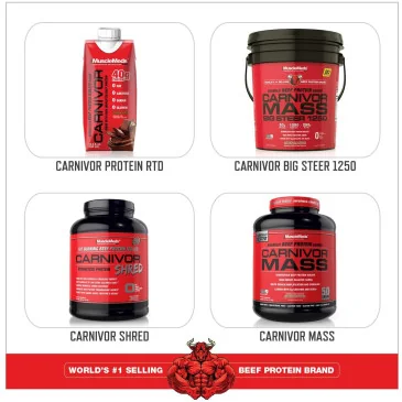 Carnivor Shred - 988 grams de MuscleMeds pas cher - Nutriwellness