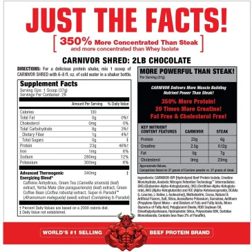 Carnivor Shred - 988 grams de MuscleMeds pas cher - Nutriwellness