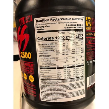 Mutant Mass XXXTREME 2500 (12lbs) de Mutant pas cher - Nutriwellness