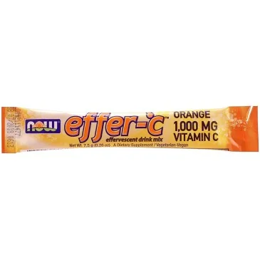 Effer-C - 30 packets de NOW Foods pas cher - Nutriwellness