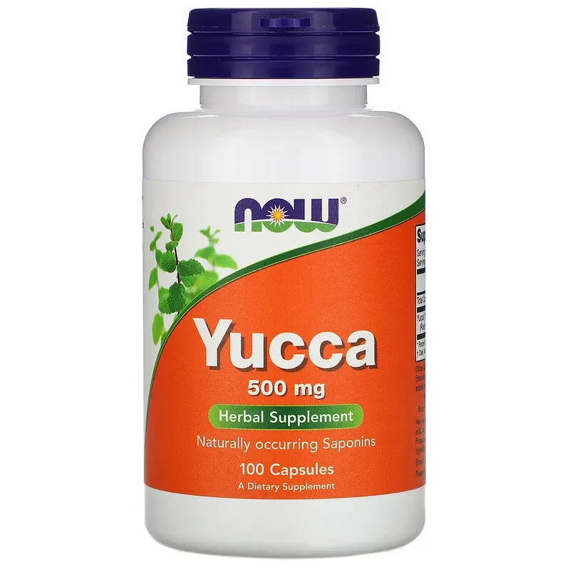 Yucca, 500mg - 100 capsules - NOW Foods