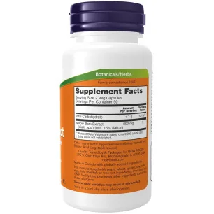 Willow Bark Extract, 400mg - 100 caps - NOW Foods