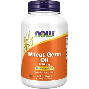 Wheat Germ Oil - 1130mg - 100 softgel de NOW Foods pas cher