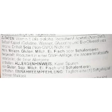 Vitamin E-400 - Natural (Mixed Tocopherols) - 100 softgels NOW Foods