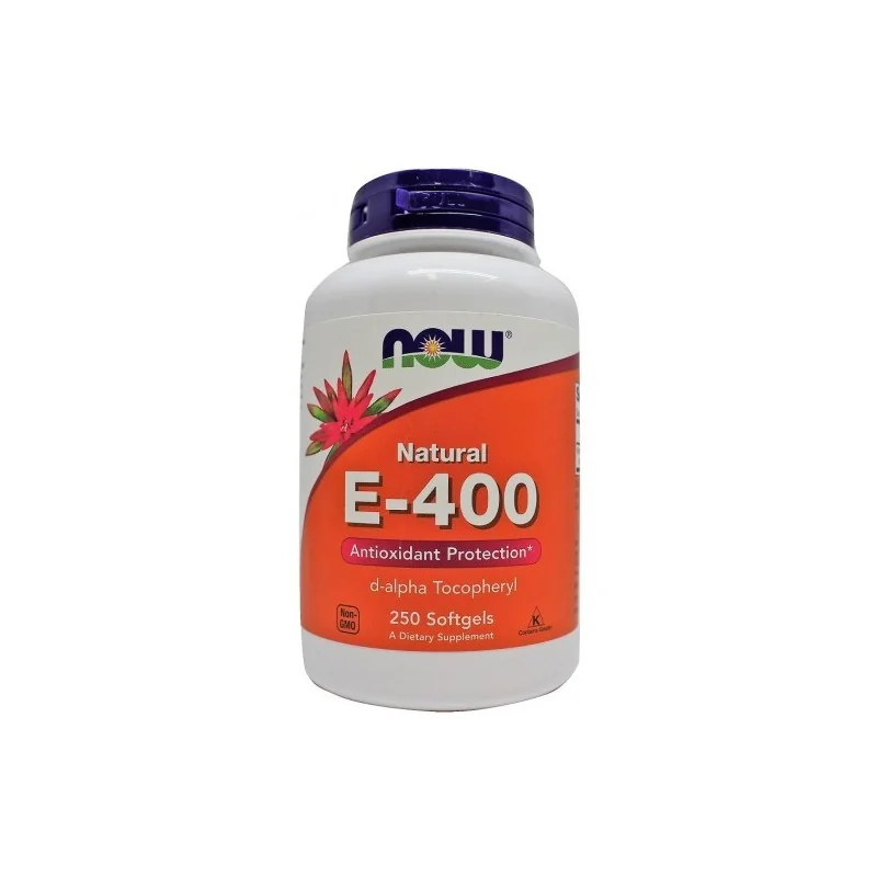 Vitamin E-400 - Natural - 250 softgels - NOW Foods