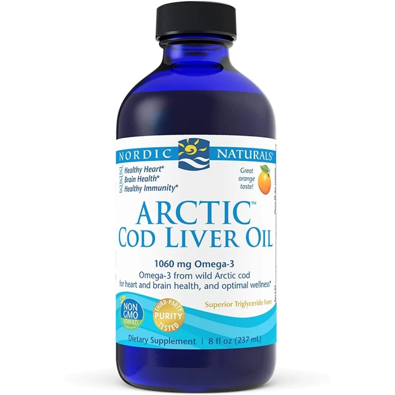 Arctic Cod Liver Oil - 1060mg Orange - 237 ml - Nordic Naturals