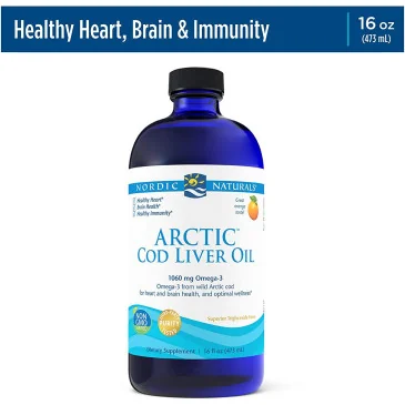 Arctic Cod Liver Oil - 1060mg Orange - 473 ml de Nordic Naturals
