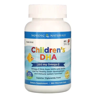 Children's DHA - 250mg Strawberry - 360 softgels de Nordic Naturals