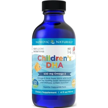 Children's DHA - 530mg Strawberry - 119 ml de Nordic Naturals pas cher