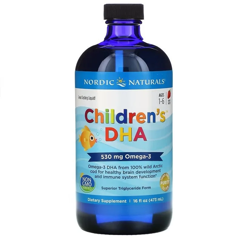 Children's DHA - 530mg Strawberry - 473 ml - Nordic Naturals