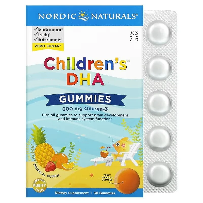 Children's DHA Gummies, 600mg - 30 gummies - Nordic Naturals