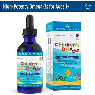 Children's DHA Xtra - 880mg Berry Punch - 60 ml de Nordic Naturals