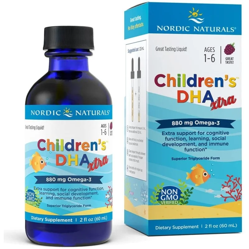 Children's DHA Xtra - 880mg Berry Punch - 60 ml - Nordic Naturals
