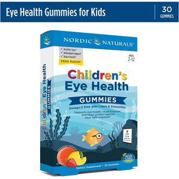 Children’s Eye Health, Strawberry Lemonade 30 Gummies Nordic Naturals