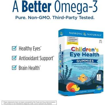 Children’s Eye Health, Strawberry Lemonade 30 Gummies Nordic Naturals