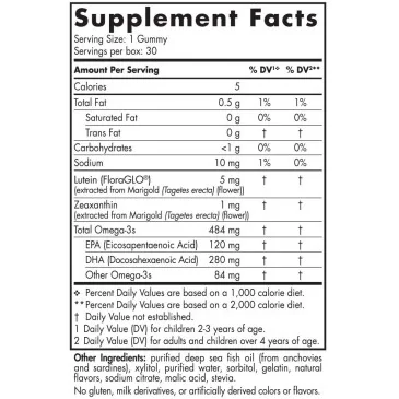 Children’s Eye Health, Strawberry Lemonade 30 Gummies Nordic Naturals