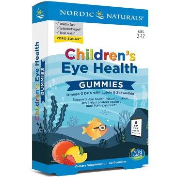 Children’s Eye Health, Strawberry Lemonade 30 Gummies Nordic Naturals