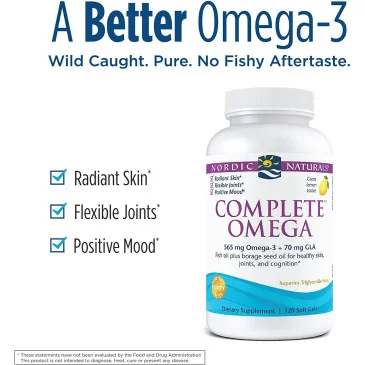 Complete Omega - 565mg Lemon - 120 softgels de Nordic Naturals