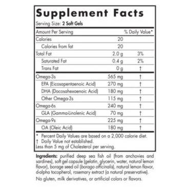 Complete Omega - 1270mg Lemon - 473 ml de Nordic Naturals pas cher