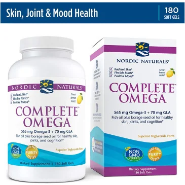 Complete Omega - 565mg Lemon - 180 softgels de Nordic Naturals
