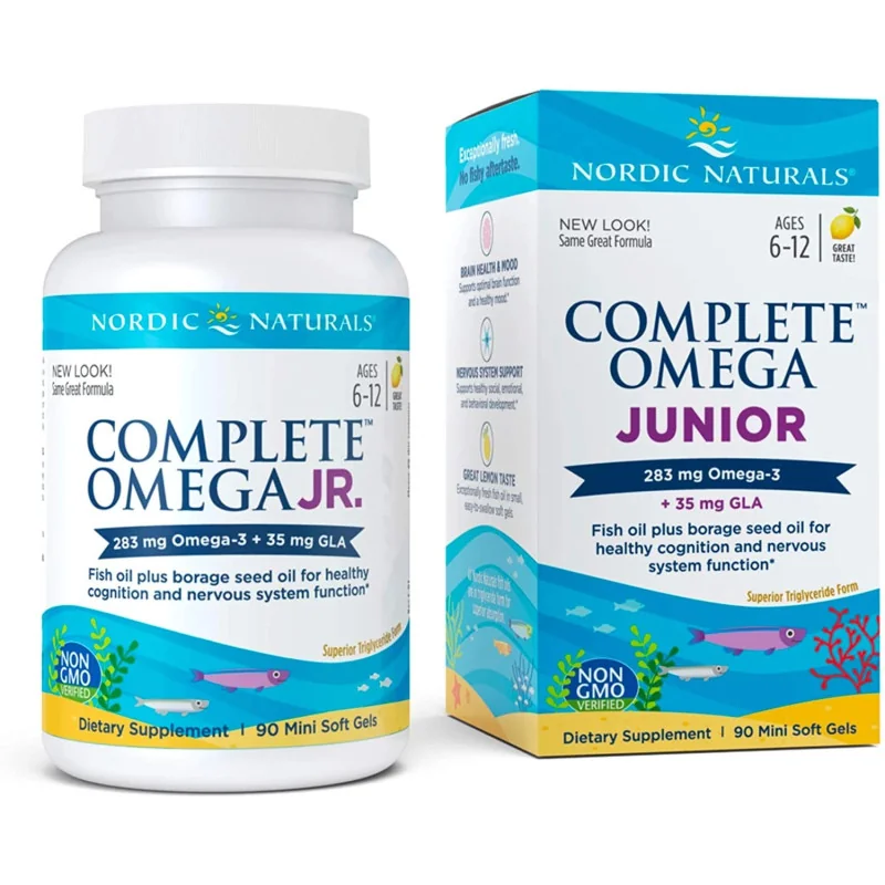 Complete Omega Junior - 283mg Lemon - 90 softgels - Nordic Naturals