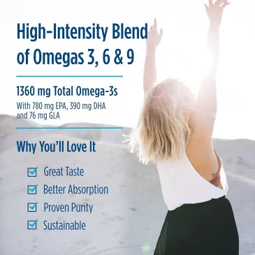 Complete Omega Xtra, 1360mg - 60 softgels de Nordic Naturals
