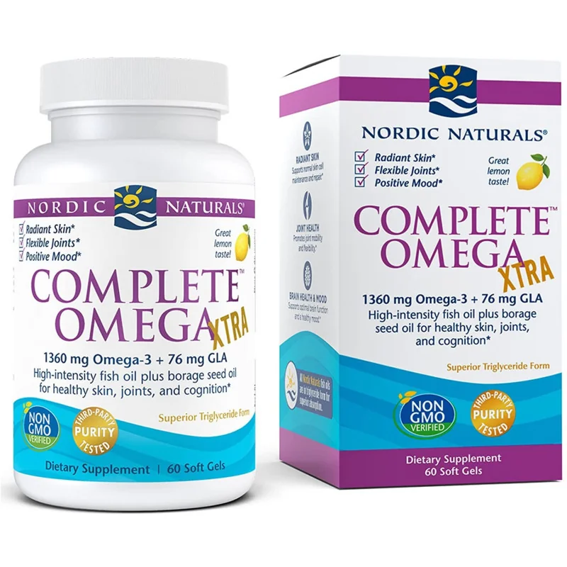 Complete Omega Xtra, 1360mg - 60 softgels - Nordic Naturals