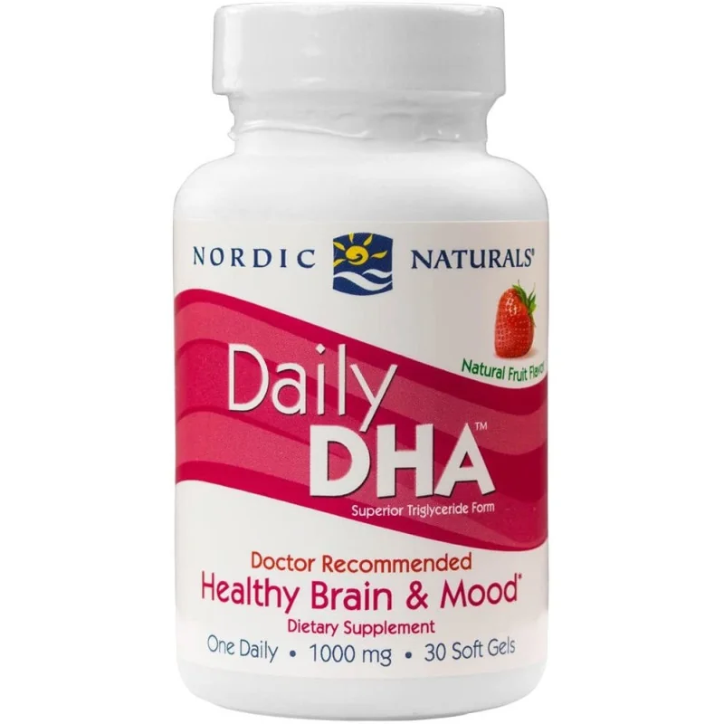 Daily DHA, Strawberry - 30 softgels - Nordic Naturals