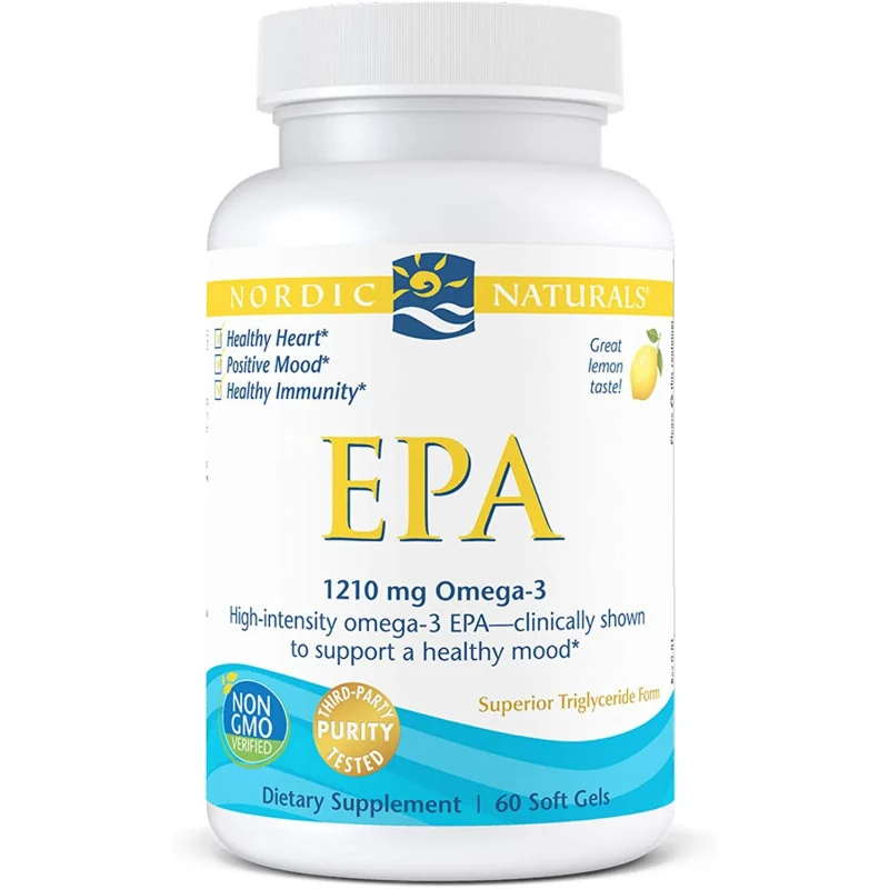 EPA, 1210mg Lemon - 60 softgels - Nordic Naturals