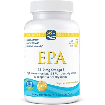 EPA, 1210mg Lemon - 60 softgels de Nordic Naturals pas cher