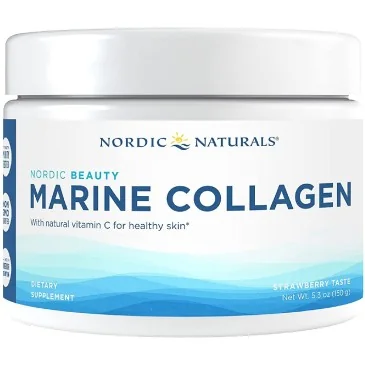 Marine Collagen, Strawberry - 150 grams de Nordic Naturals pas cher
