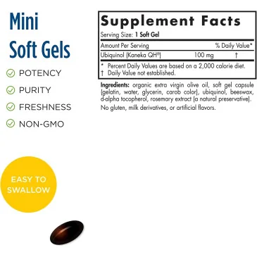 Nordic CoQ10 Ubiquinol Sport, 100mg - 60 softgels de Nordic Naturals