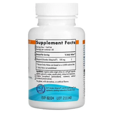 Nordic CoQ10 Ubiquinol, 100mg - 60 softgels de Nordic Naturals