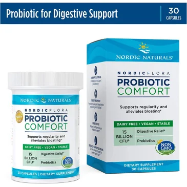 Nordic Flora Probiotic Comfort, 15 billion CFU 30 caps Nordic Naturals