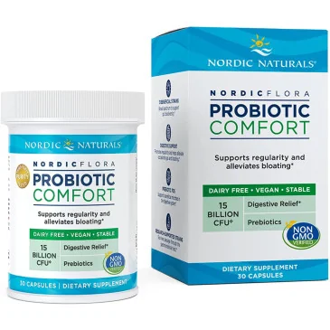 Nordic Flora Probiotic Comfort, 15 billion CFU 30 caps Nordic Naturals