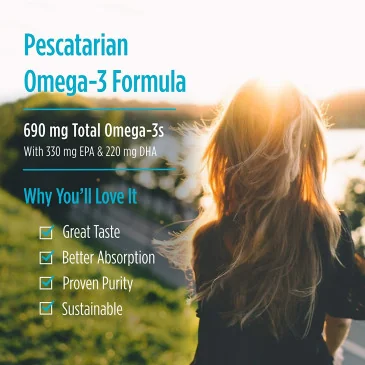 Omega-3 - 690mg Lemon (Fish Gelatin) - 60 fish gels Nordic Naturals