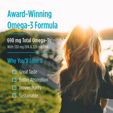 Omega-3 - 690mg Lemon - 180 fish gels Nordic Naturals