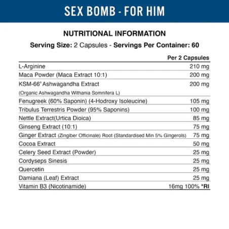 Sex Bomb For Him - Applied Nutrition