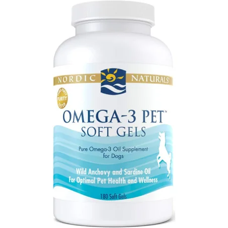 Omega-3 Pet - 180 softgels de Nordic Naturals pas cher - Nutriwellness